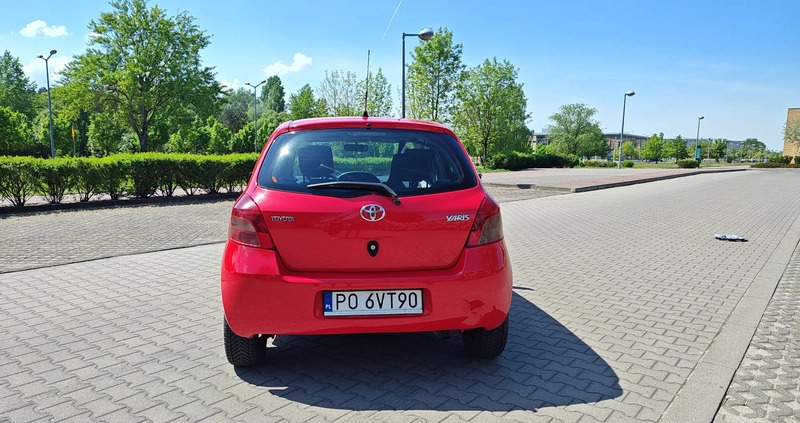 Toyota Yaris cena 9600 przebieg: 173200, rok produkcji 2007 z Poznań małe 106
